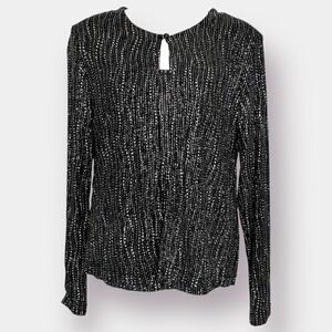 Elegant Evening Tank Cardigan 2 piece Set Black Silver Size L  Connected Apparel